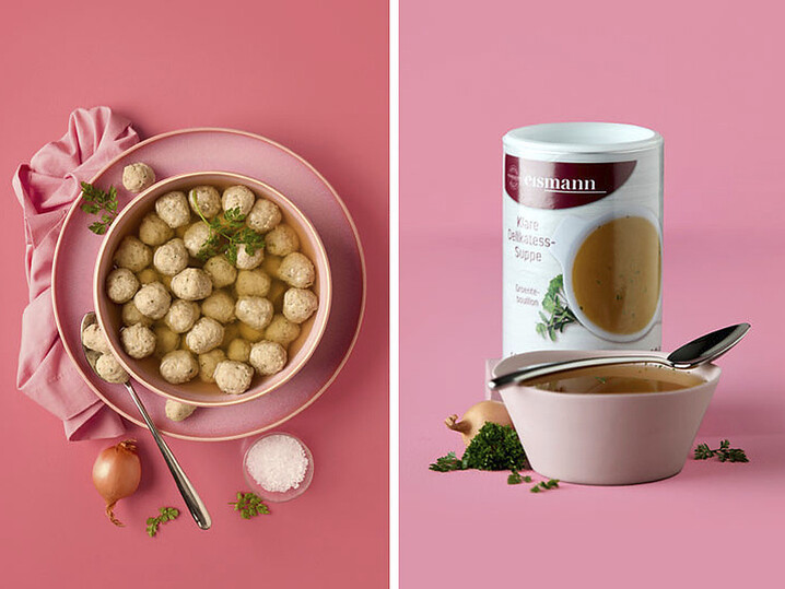 Kombi Klare Brühe & Fleischklößchen