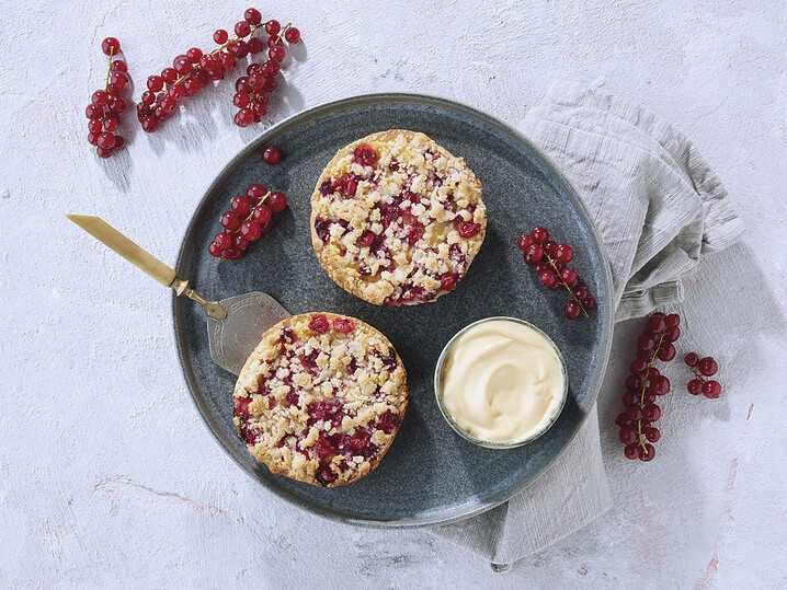 Johannisbeer-Pudding-Küchlein