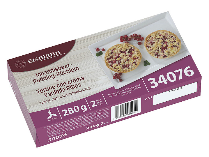 Johannisbeer-Pudding-Küchlein