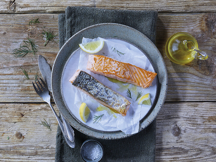BIO Lachsfilet mit Haut