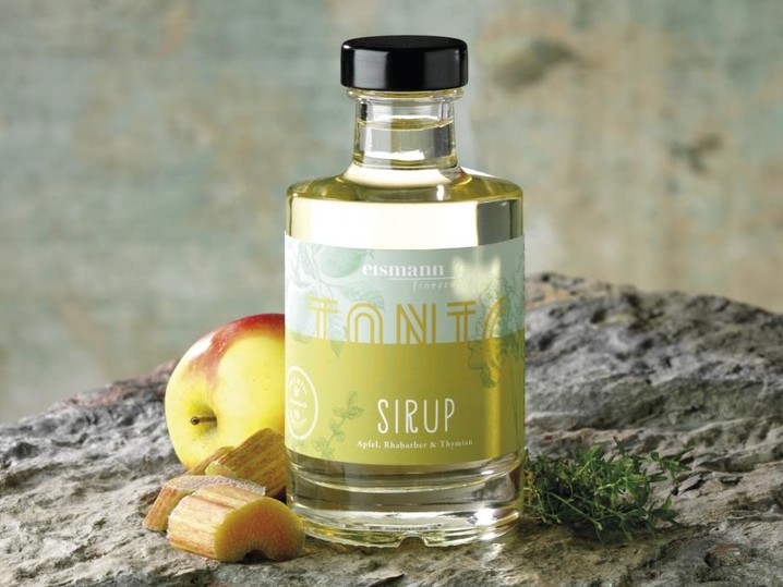 Tonic Sirup Apfel, Rhabarber und Thymian