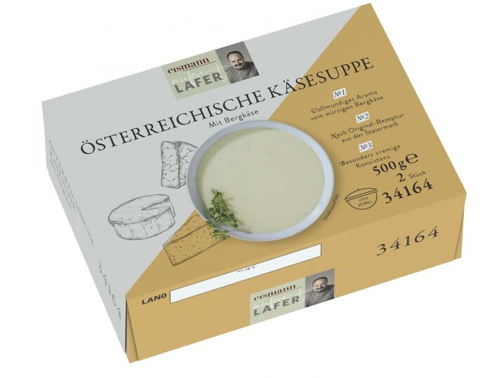 Österreichische Käsesuppe mit Bergkäse