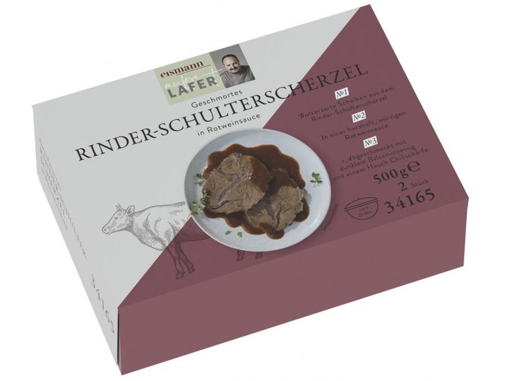 Geschmortes Rinder-Schulterscherzel in Rotweinsauce