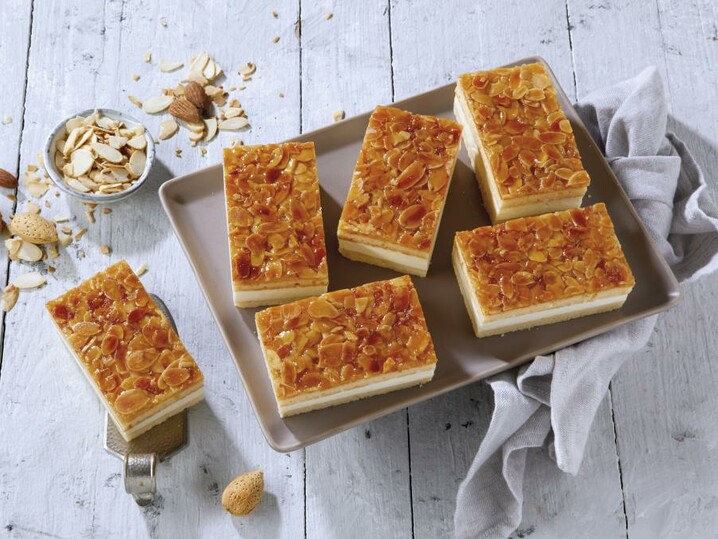 Mandel-Bienenstich Schnitte