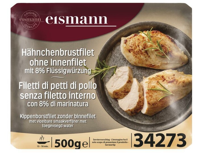 Hähnchenbrustfilet mit 8% Flüssigwürzung