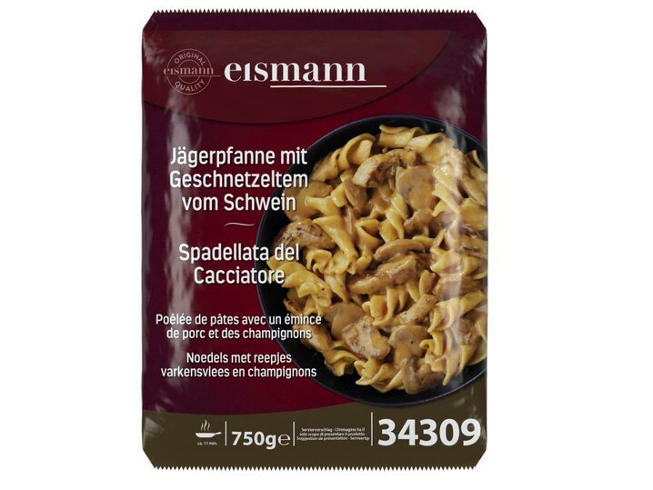 Jägerpfanne mit Geschnetzeltem vom Schwein