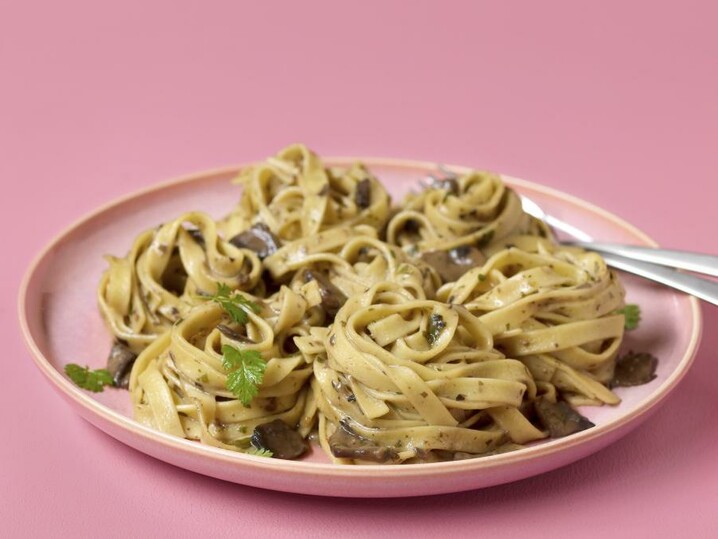 Tagliatelle mit Pilzen