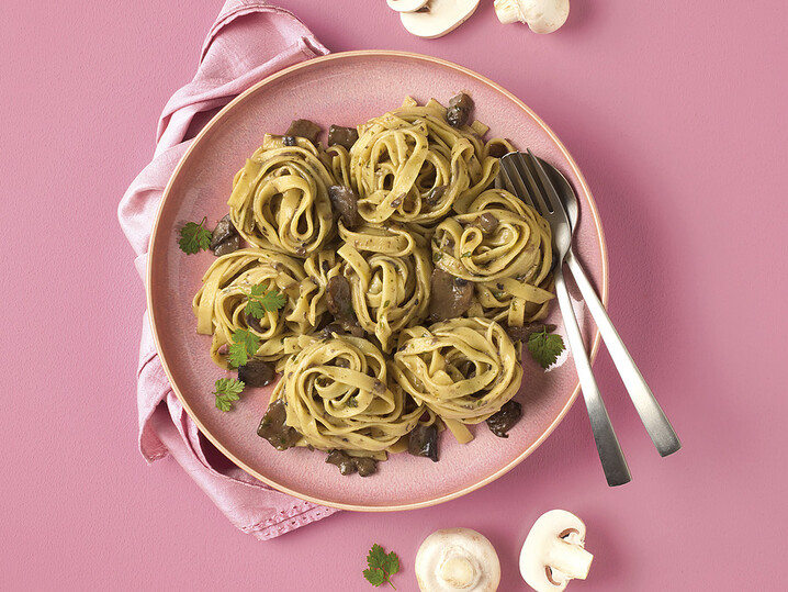 Tagliatelle mit Pilzen