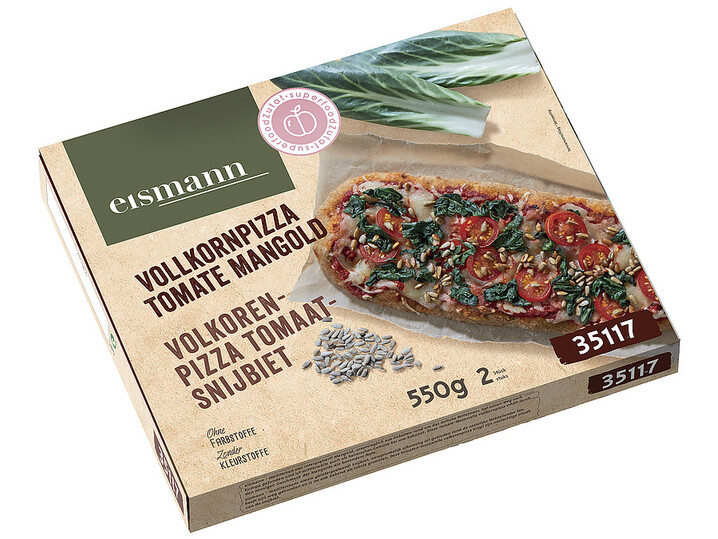 Vollkornpizza Tomate Mangold