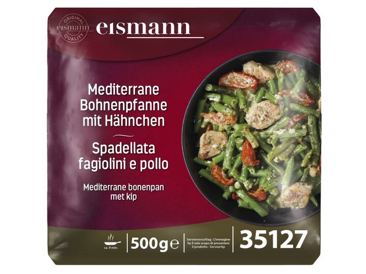 Mediterrane Bohnenpfanne mit Hähnchen