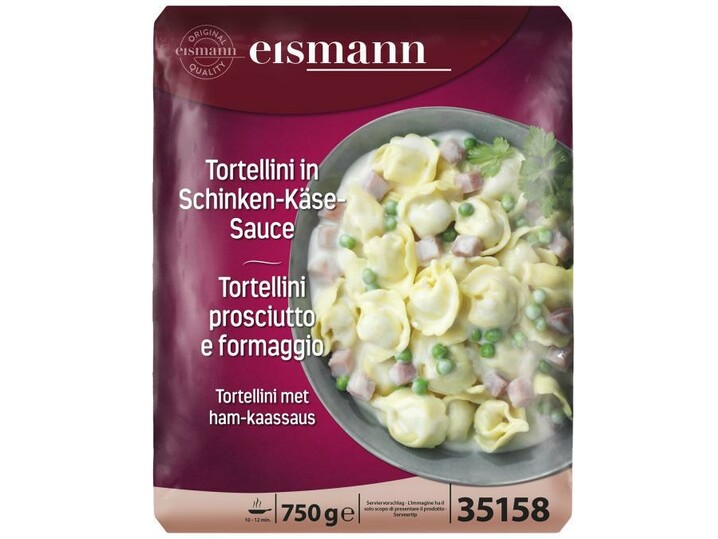 Tortellini in Schinken-Käse-Sauce