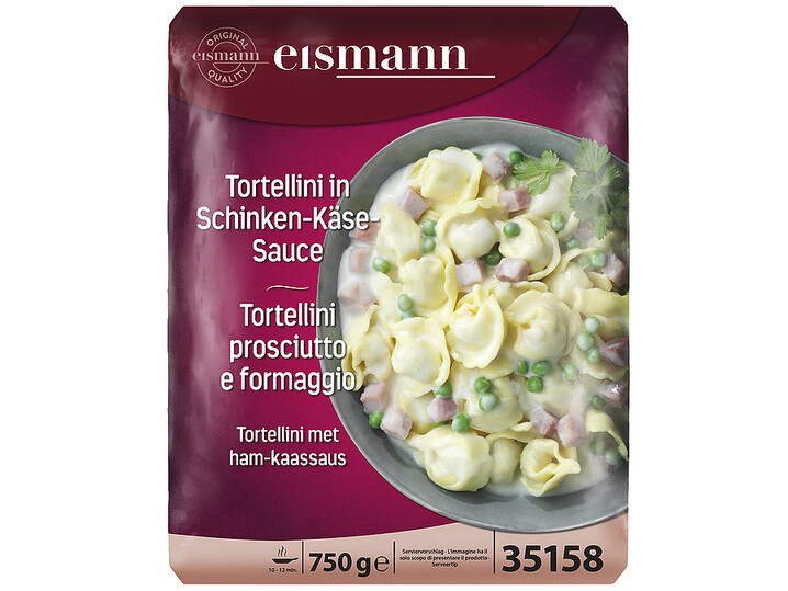 Tortellini in Schinken-Käse-Sauce
