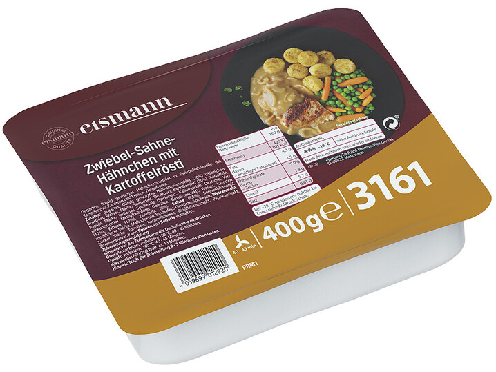 Zwiebel-Sahne-Hähnchen mit Kartoffelrösti