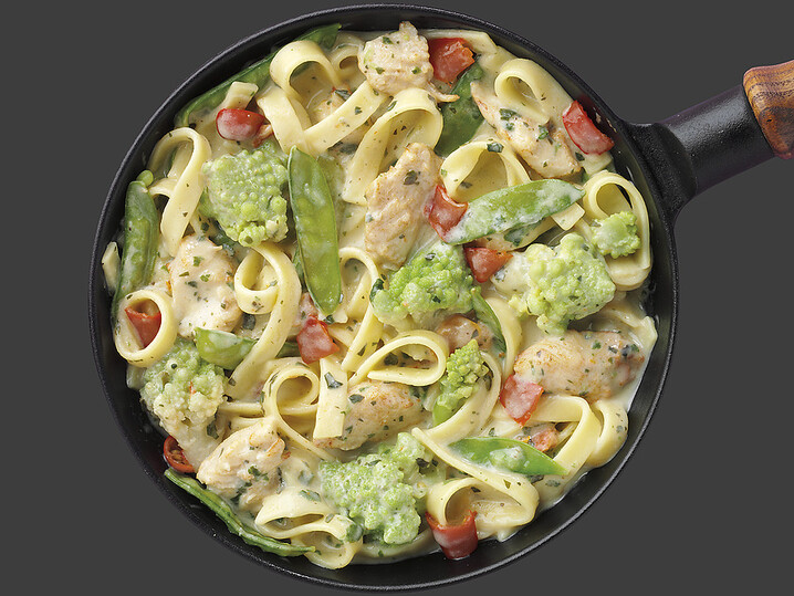 Nudel-Romanescopfanne