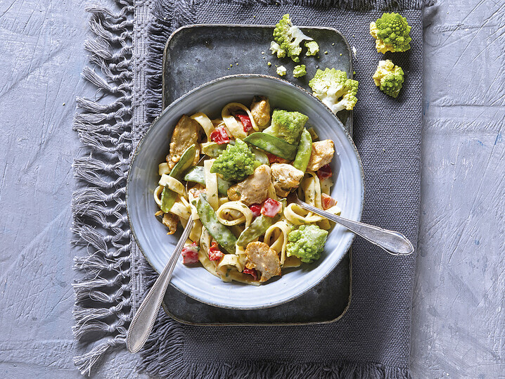 Nudel-Romanescopfanne