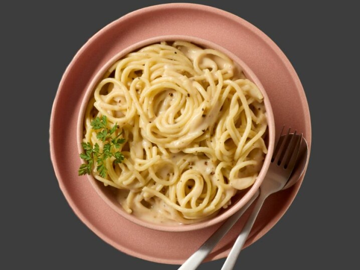 Spaghetti Crème und Pfeffer