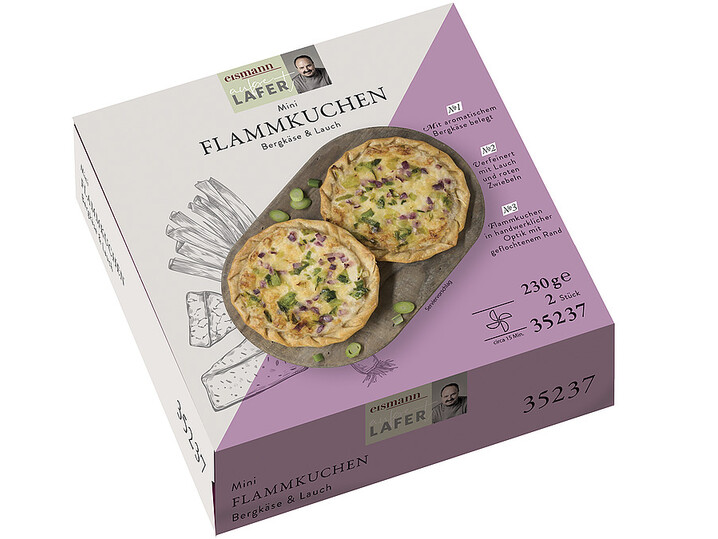 Mini Flammkuchen Bergkäse & Lauch