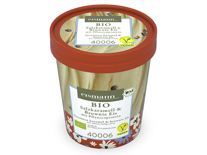 BIO Salzkaramell & Brownie Eis