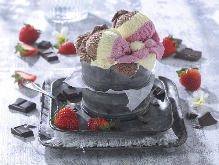 Triology Vanille/Schoko/Erdbeer