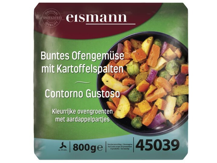 Buntes Ofengemüse mit Kartoffelspalten