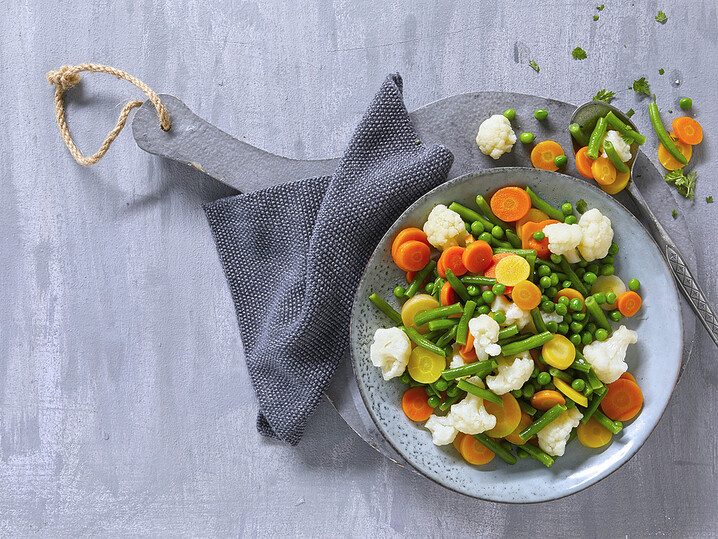 Bunter Gemüseteller