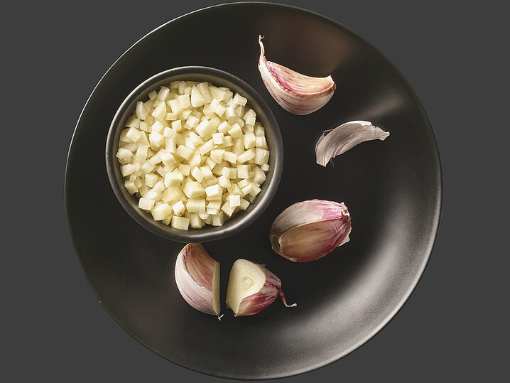 Knoblauchwürfel