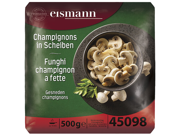 Champignons in Scheiben