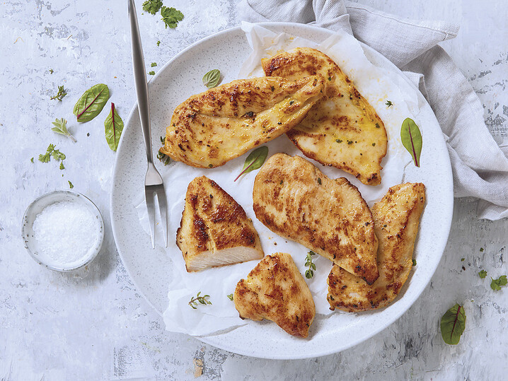 Mariniertes Hähnchen-Minutensteak "Sommerzeit"