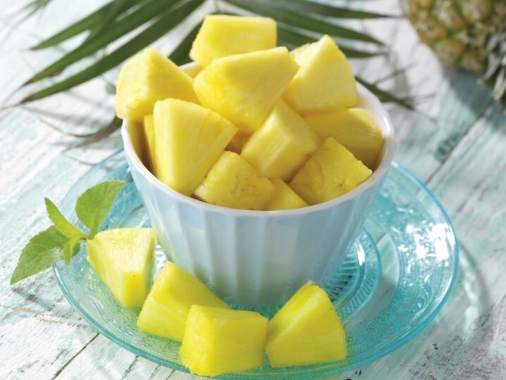 Ananas-Fruchtstücke