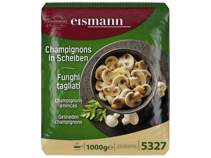 Champignons in Scheiben