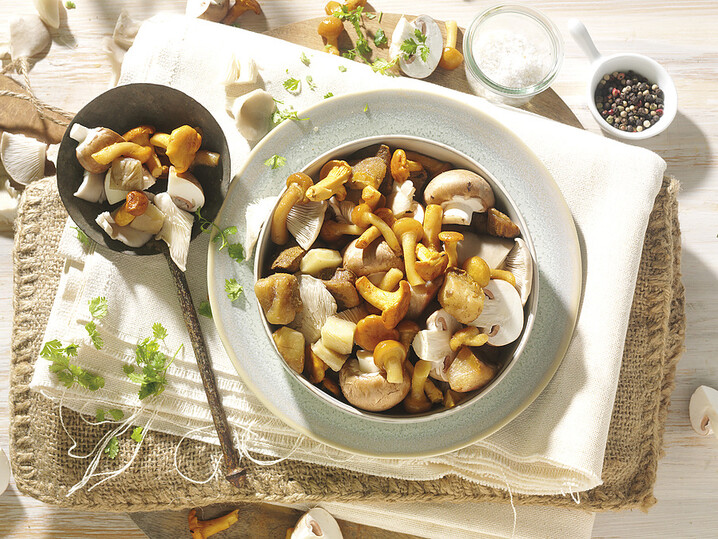 Feine Pilzmischung
