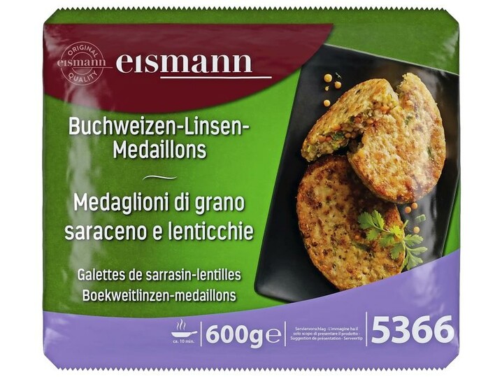 Buchweizen-Linsen-Medaillon