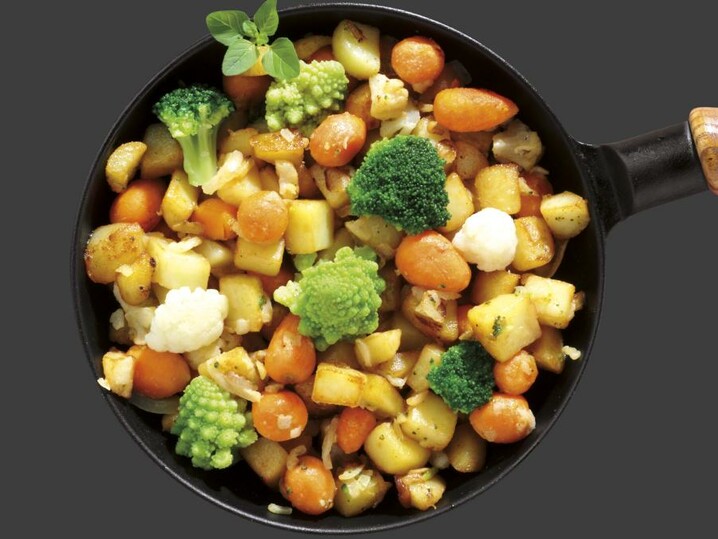 Gemüse-Kartoffelpfanne