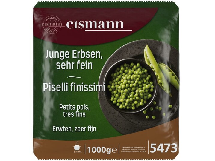 Junge Erbsen, sehr fein