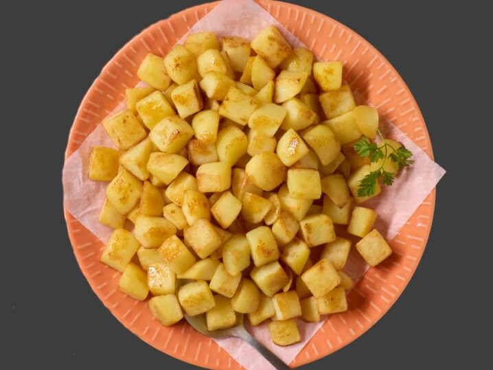 Röstkartoffel-Würfel