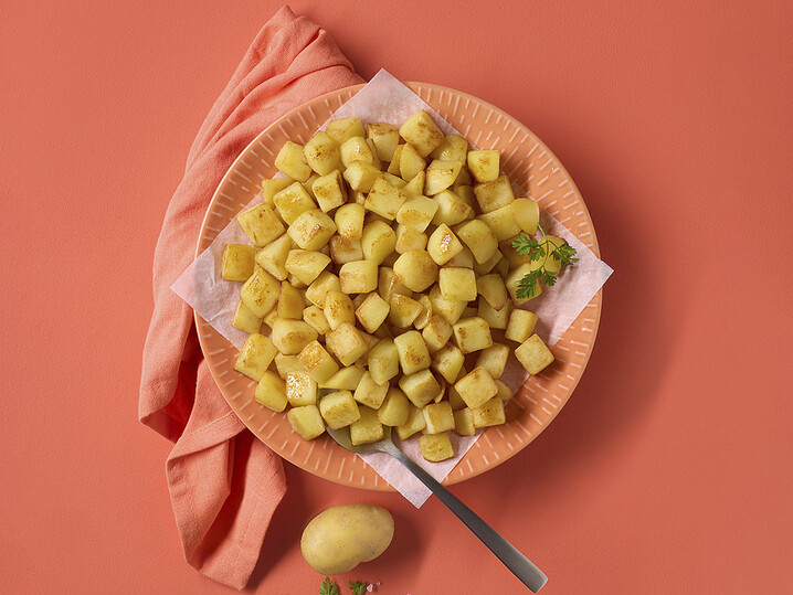 Röstkartoffel-Würfel