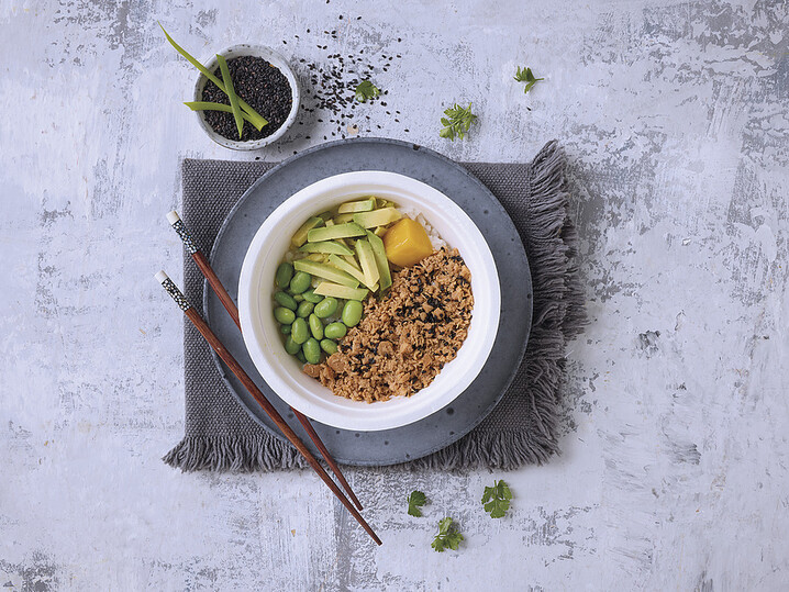 Sushi Bowl Lachs Teriyaki