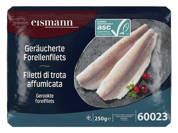 Geräucherte Forellenfilets