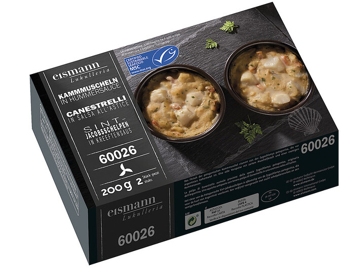 Kammmuscheln in Hummersauce