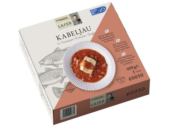 Kabeljau in Tomaten-Kräuter-Sugo