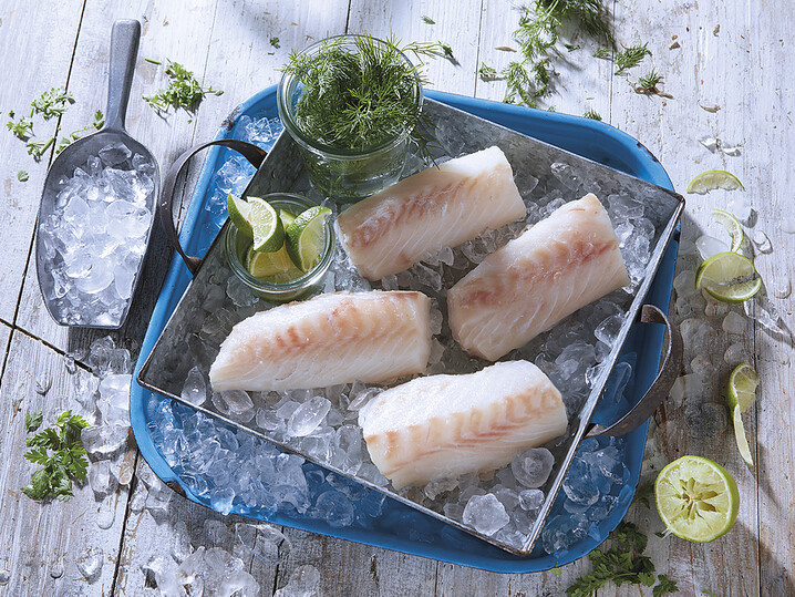 Kabeljau-Rückenfilets