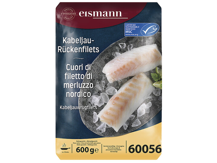 Kabeljau-Rückenfilets