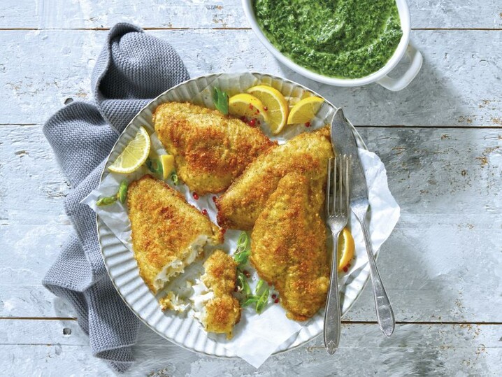 Fischfilet "Limanda Aspera" (Pazifische Kliesche) Panierter Fisch Fisch & Meeresfrüchte