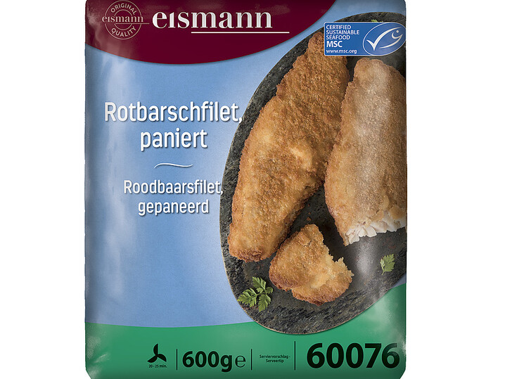 Rotbarschfilet, paniert