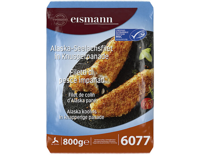 Alaska-Seelachsfilet in Knusperpanade
