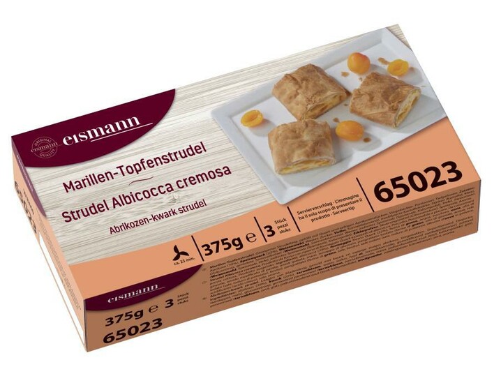 Marillen-Topfenstrudel