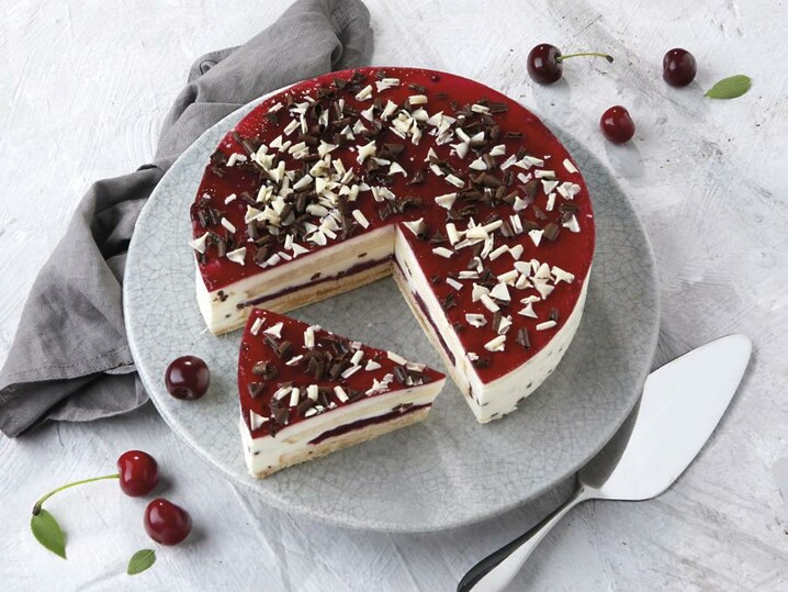 Stracciatella-Kirsch Torte