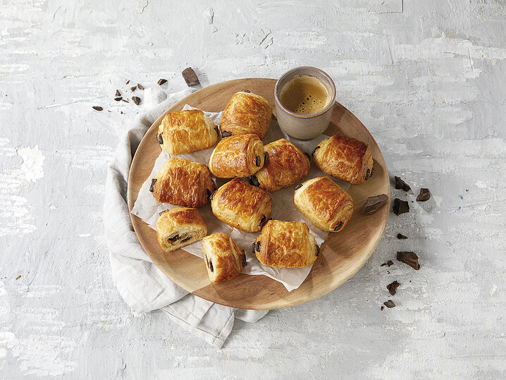 Mini-Schokocroissants