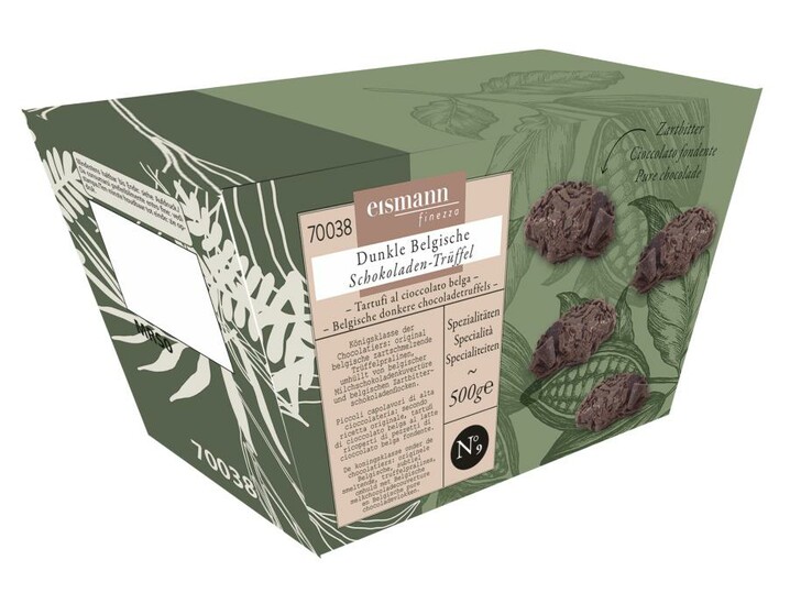 Dunkle Belgische Schokoladen-Trüffel