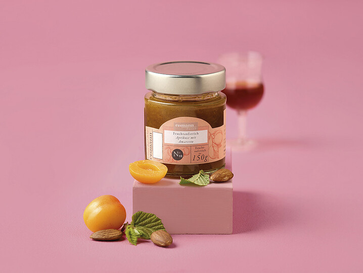 Fruchtaufstrich Aprikose mit Amaretto